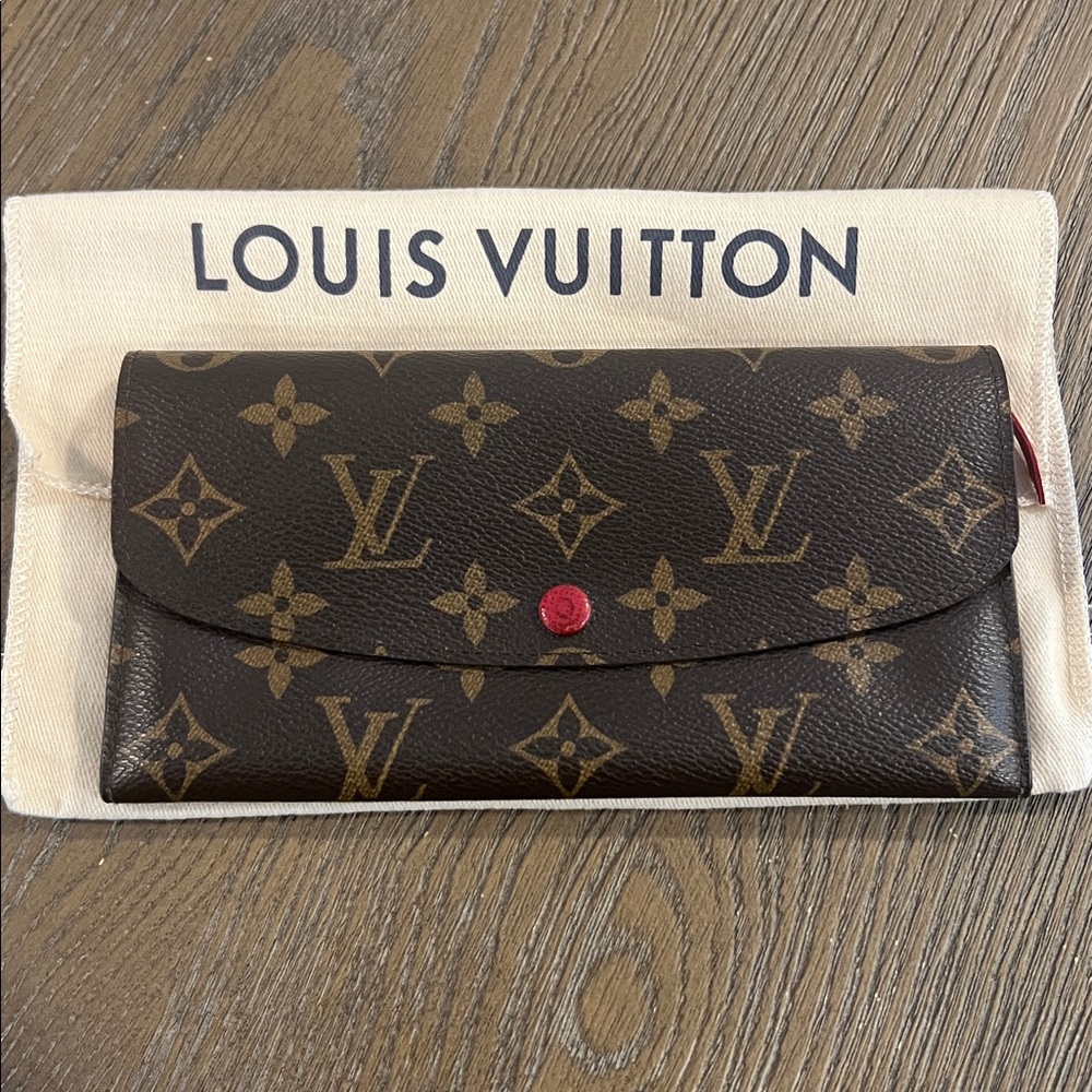 Louis Vuitton Brown and Gold Clutch